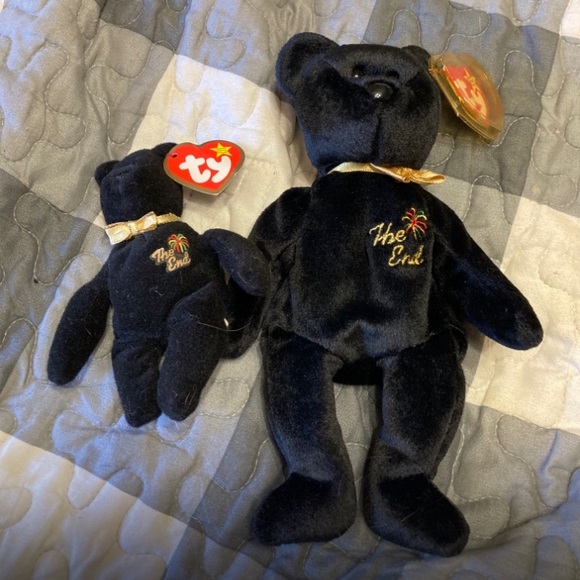 Ty Beanie Bundle: “The End” Ty Beanie Baby and Teenie - Picture 2 of 15